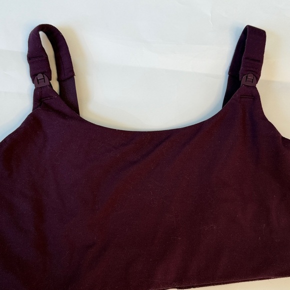 Girlfriend Collective Sports Bra Nursing Purple size Medium - Picture 4 of 13